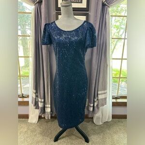 Marina Sequin Cocktail Dress